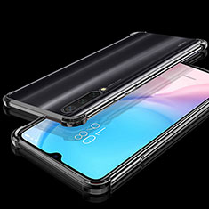 Coque Ultra Fine TPU Souple Housse Etui Transparente S04 pour Xiaomi Mi A3 Noir