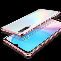 Coque Ultra Fine TPU Souple Housse Etui Transparente S04 pour Xiaomi Mi A3 Or Rose