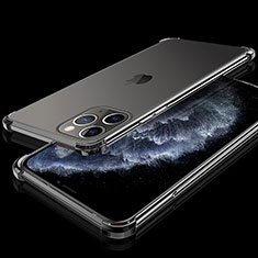 Coque Ultra Fine TPU Souple Housse Etui Transparente S05 pour Apple iPhone 11 Pro Max Noir