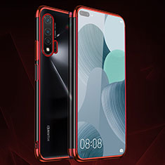 Coque Ultra Fine TPU Souple Housse Etui Transparente S05 pour Huawei Nova 6 5G Rouge