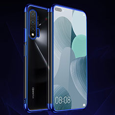 Coque Ultra Fine TPU Souple Housse Etui Transparente S05 pour Huawei Nova 6 Bleu
