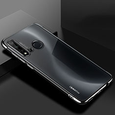 Coque Ultra Fine TPU Souple Housse Etui Transparente S07 pour Huawei Nova 5i Noir