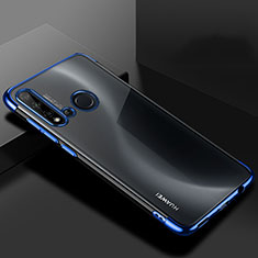Coque Ultra Fine TPU Souple Housse Etui Transparente S07 pour Huawei P20 Lite (2019) Bleu