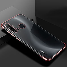 Coque Ultra Fine TPU Souple Housse Etui Transparente S07 pour Huawei P20 Lite (2019) Or Rose