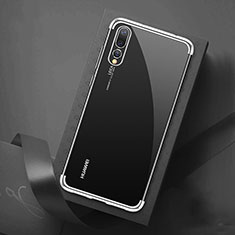 Coque Ultra Fine TPU Souple Housse Etui Transparente S07 pour Huawei P20 Pro Argent