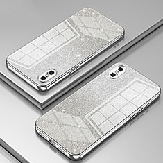 Coque Ultra Fine TPU Souple Housse Etui Transparente SY1 pour Apple iPhone X Argent