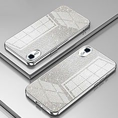 Coque Ultra Fine TPU Souple Housse Etui Transparente SY1 pour Apple iPhone XR Argent