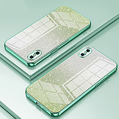 Coque Ultra Fine TPU Souple Housse Etui Transparente SY1 pour Apple iPhone Xs Vert
