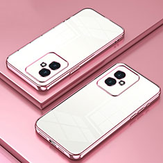 Coque Ultra Fine TPU Souple Housse Etui Transparente SY1 pour Huawei Honor 100 5G Or Rose