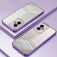 Coque Ultra Fine TPU Souple Housse Etui Transparente SY1 pour Huawei Honor 100 5G Violet