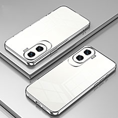 Coque Ultra Fine TPU Souple Housse Etui Transparente SY1 pour Huawei Honor 90 Lite 5G Argent
