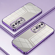 Coque Ultra Fine TPU Souple Housse Etui Transparente SY1 pour Huawei Honor 90 Pro 5G Violet