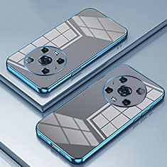 Coque Ultra Fine TPU Souple Housse Etui Transparente SY1 pour Huawei Honor Magic4 Pro 5G Bleu