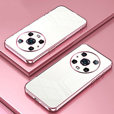Coque Ultra Fine TPU Souple Housse Etui Transparente SY1 pour Huawei Honor Magic4 Pro 5G Or Rose