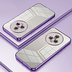 Coque Ultra Fine TPU Souple Housse Etui Transparente SY1 pour Huawei Honor Magic5 5G Violet