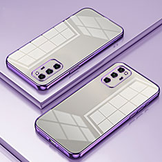 Coque Ultra Fine TPU Souple Housse Etui Transparente SY1 pour Huawei Honor V30 Pro 5G Violet