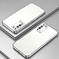 Coque Ultra Fine TPU Souple Housse Etui Transparente SY1 pour Huawei Honor X10 5G Argent