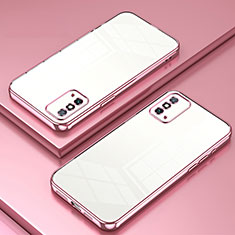 Coque Ultra Fine TPU Souple Housse Etui Transparente SY1 pour Huawei Honor X10 Max 5G Or Rose