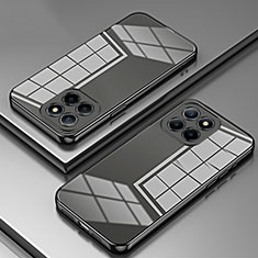Coque Ultra Fine TPU Souple Housse Etui Transparente SY1 pour Huawei Honor X6a Noir
