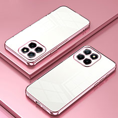 Coque Ultra Fine TPU Souple Housse Etui Transparente SY1 pour Huawei Honor X6a Or Rose