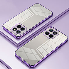 Coque Ultra Fine TPU Souple Housse Etui Transparente SY1 pour Huawei Honor X6a Violet