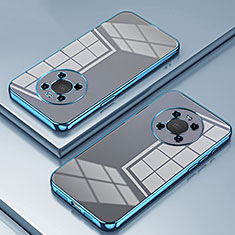 Coque Ultra Fine TPU Souple Housse Etui Transparente SY1 pour Huawei Mate 40 Bleu
