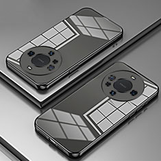 Coque Ultra Fine TPU Souple Housse Etui Transparente SY1 pour Huawei Mate 40 Pro+ Plus Noir