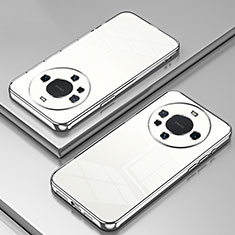 Coque Ultra Fine TPU Souple Housse Etui Transparente SY1 pour Huawei Mate 60 Pro Argent