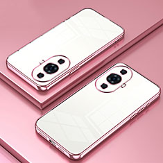 Coque Ultra Fine TPU Souple Housse Etui Transparente SY1 pour Huawei Nova 11 Pro Or Rose