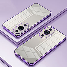 Coque Ultra Fine TPU Souple Housse Etui Transparente SY1 pour Huawei Nova 11 Pro Violet