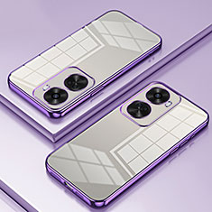 Coque Ultra Fine TPU Souple Housse Etui Transparente SY1 pour Huawei Nova 11 SE Violet