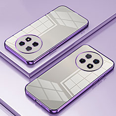 Coque Ultra Fine TPU Souple Housse Etui Transparente SY1 pour Huawei Nova Y91 Violet