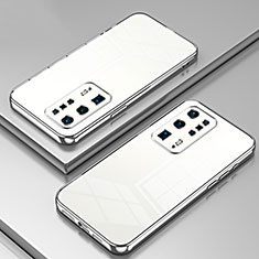 Coque Ultra Fine TPU Souple Housse Etui Transparente SY1 pour Huawei P40 Pro+ Plus Argent