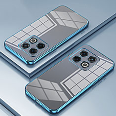 Coque Ultra Fine TPU Souple Housse Etui Transparente SY1 pour OnePlus 10 Pro 5G Bleu