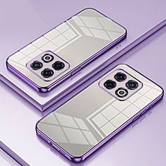 Coque Ultra Fine TPU Souple Housse Etui Transparente SY1 pour OnePlus 10 Pro 5G Violet