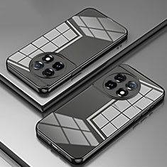 Coque Ultra Fine TPU Souple Housse Etui Transparente SY1 pour OnePlus 11 5G Noir