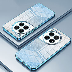 Coque Ultra Fine TPU Souple Housse Etui Transparente SY1 pour OnePlus 12 5G Bleu