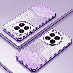 Coque Ultra Fine TPU Souple Housse Etui Transparente SY1 pour OnePlus 12 5G Violet