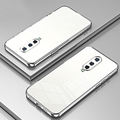 Coque Ultra Fine TPU Souple Housse Etui Transparente SY1 pour OnePlus 8 Argent