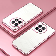 Coque Ultra Fine TPU Souple Housse Etui Transparente SY1 pour OnePlus Ace 2 Pro 5G Or Rose