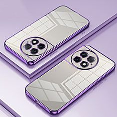 Coque Ultra Fine TPU Souple Housse Etui Transparente SY1 pour OnePlus Ace 2 Pro 5G Violet