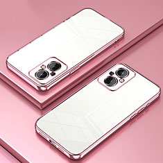 Coque Ultra Fine TPU Souple Housse Etui Transparente SY1 pour OnePlus Nord N20 5G Or Rose