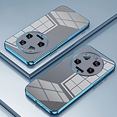 Coque Ultra Fine TPU Souple Housse Etui Transparente SY1 pour Xiaomi Mi 13 Ultra 5G Bleu