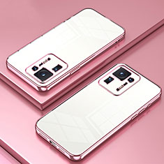 Coque Ultra Fine TPU Souple Housse Etui Transparente SY1 pour Xiaomi Mi Mix 4 5G Or Rose