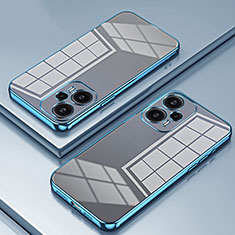 Coque Ultra Fine TPU Souple Housse Etui Transparente SY1 pour Xiaomi Poco F5 5G Bleu