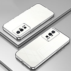 Coque Ultra Fine TPU Souple Housse Etui Transparente SY1 pour Xiaomi Poco F5 Pro 5G Argent