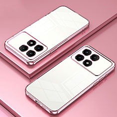 Coque Ultra Fine TPU Souple Housse Etui Transparente SY1 pour Xiaomi Redmi K70 Pro 5G Or Rose