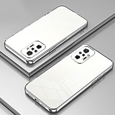 Coque Ultra Fine TPU Souple Housse Etui Transparente SY1 pour Xiaomi Redmi Note 10 Pro 4G Argent