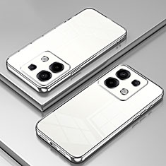 Coque Ultra Fine TPU Souple Housse Etui Transparente SY1 pour Xiaomi Redmi Note 13 Pro 5G Argent