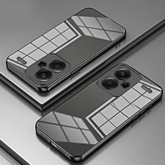 Coque Ultra Fine TPU Souple Housse Etui Transparente SY1 pour Xiaomi Redmi Note 13 Pro+ Plus 5G Noir